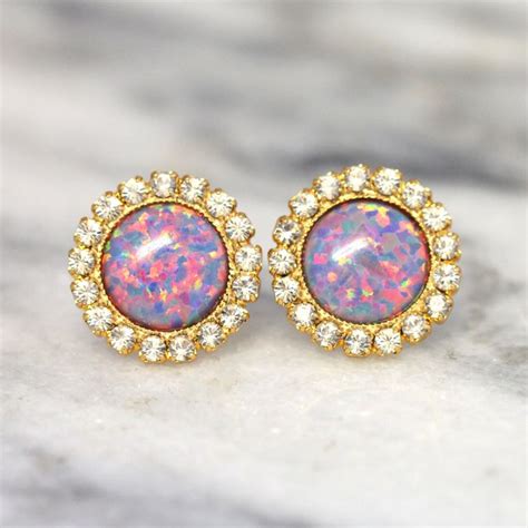 Opal Earringsopal Stud Earringsopal Stud By Iloniti On Etsy Opal