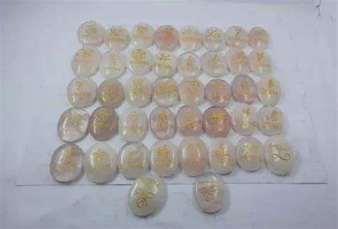 Stone Rose Quartz Oval Reiki Set For Healing At Rs 1500 Kg In Anand