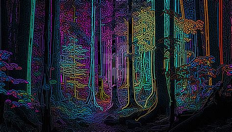 The Neon Forest 4 by HereisSomeArt on DeviantArt