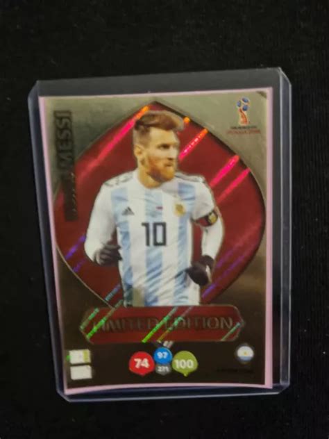 Carte Adrenalyn Xl Fwc Russia Lionel Messi Limited Edition