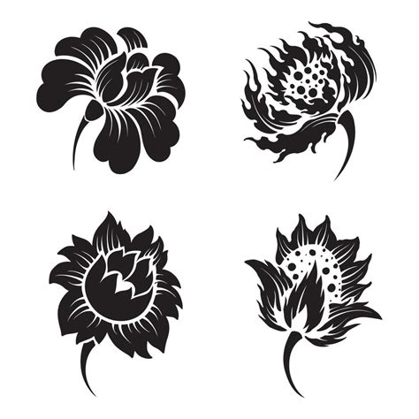 Flower Vector Art 20645553 Vector Art At Vecteezy