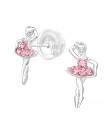 La Rosa Princesa Ballerina Oorbellen Zilver Meisje Ballet Premium Bol