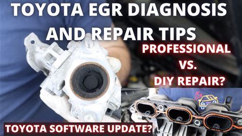 Toyota EGR Diagnosis Tips And Repair Tips YouTube