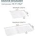 Amazon Oubonun Expandable Drawer Organizer To Width