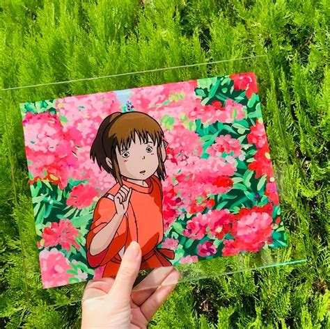 Spirited Away Glass Painting Etsy