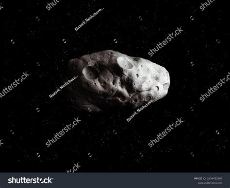 Rocky Asteroid Impact Craters Isolated On Stock Illustration 2234432387 | Shutterstock