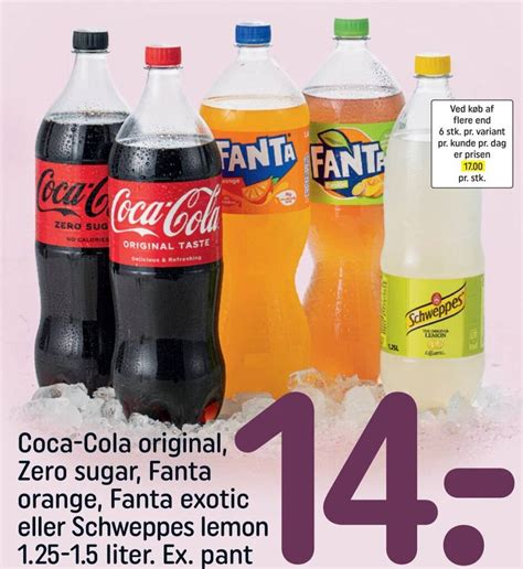 Coca Cola Original Zero Sugar Fanta Orange Fanta Exotic Eller