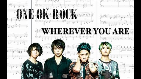 Wherever You Are One Ok Rock｜drum Cover｜drum Score Youtube