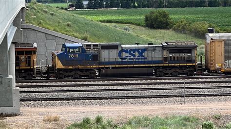 CSX YN2 Dash 8 Trails On The UP AMICH YouTube