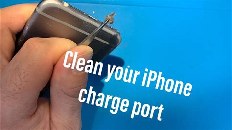 How To Clean Your Iphone Charge Port Youtube