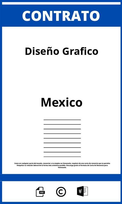 Contrato De Diseño Grafico Pdf Mexico 2025