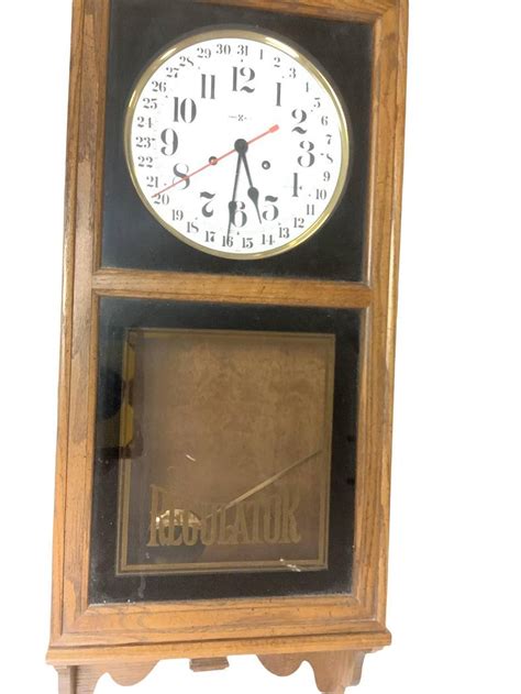 Howard Miller Calendar Dial Clock Regulator135” X 34” Long Not Checked For Working Aug 24