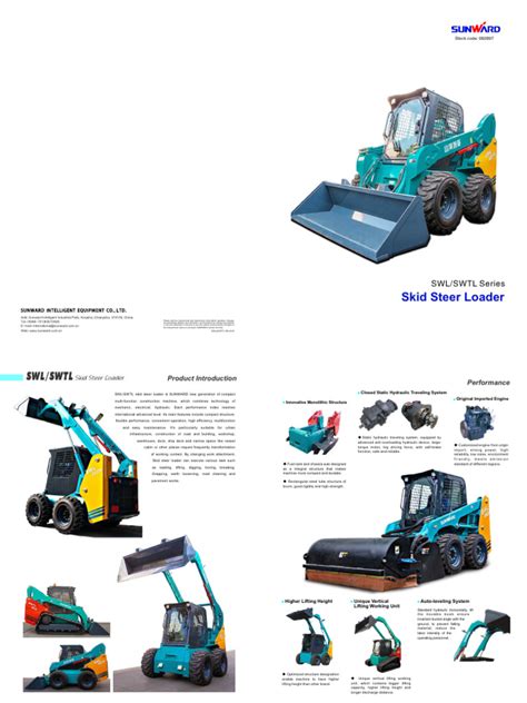 Sunward Loader | PDF | Loader (Equipment) | Engines