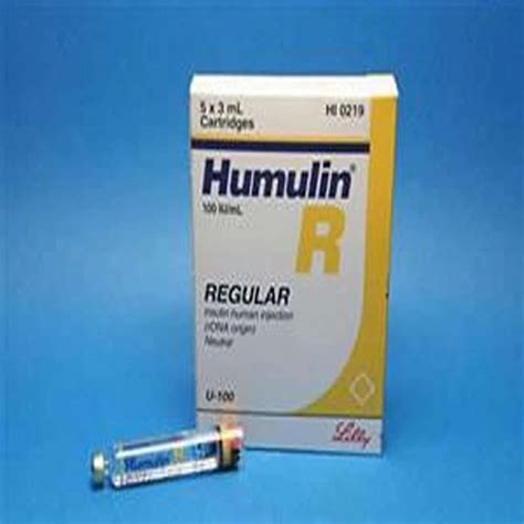 Huminsulin R Iu Ml Solution For Injection At Rs Piece India