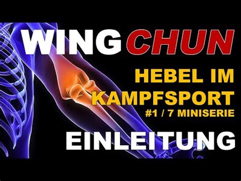 Hebel Und Hebeltechniken Im Kampfsport 1 7 Wing Chun Wing Tsun