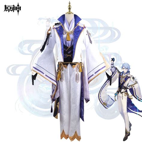 Genshin Impact Kamisato Ayato Cosplay Costume Xxxl Au Xl Xxl