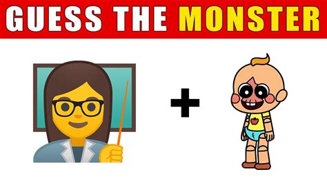 Guess The Monster By Emoji Poppy Playtime Chapter Cat Nap