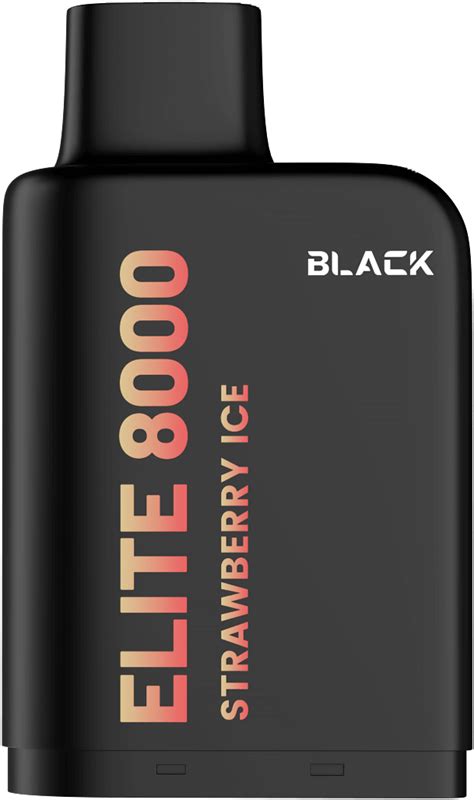 Elite Black Strawberry Ice The Black Vape