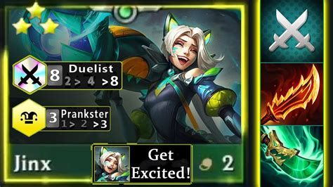 8 Duelist Jinx ⭐⭐⭐ 3 Star With Get Excited Goes Rrrrrr Stunning Mode