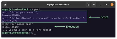 How To Run Perl Scripts In Linux Command Line