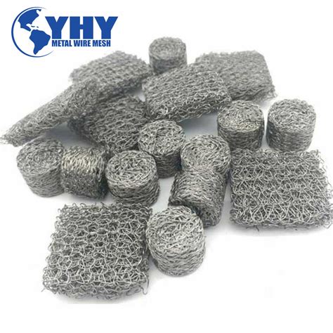 Ginning Knitted Wire Mesh Stainless Steel And Copper China Knitted