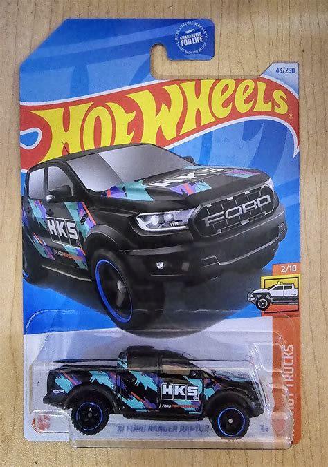 Hot Wheels 19 ford Ranger Raptor 2024 Hot Trucks - Walmart.com