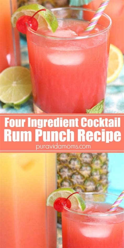 Delicious And Fruity Rum Punch Recipe Super Easy Recipe Rum