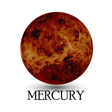 Planet Mercury Illustration Vector 7264306 Vector Art At Vecteezy