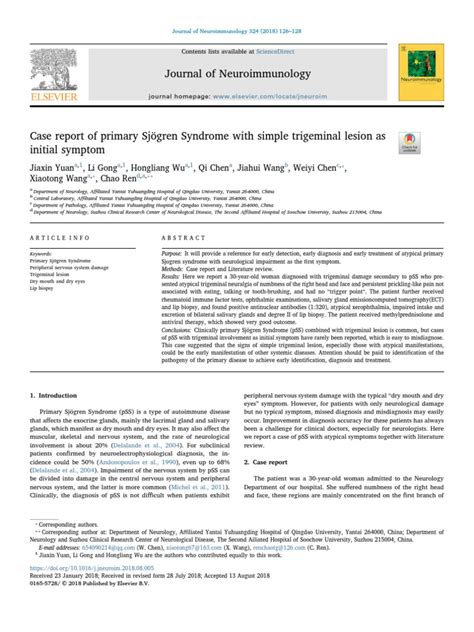 Journal of Neuroimmunology: Sciencedirect | PDF | Peripheral Neuropathy ...