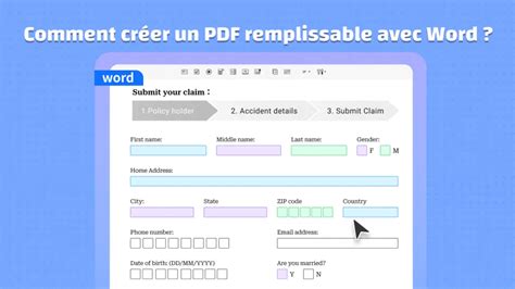 Comment créer un PDF remplissable avec Word UPDF