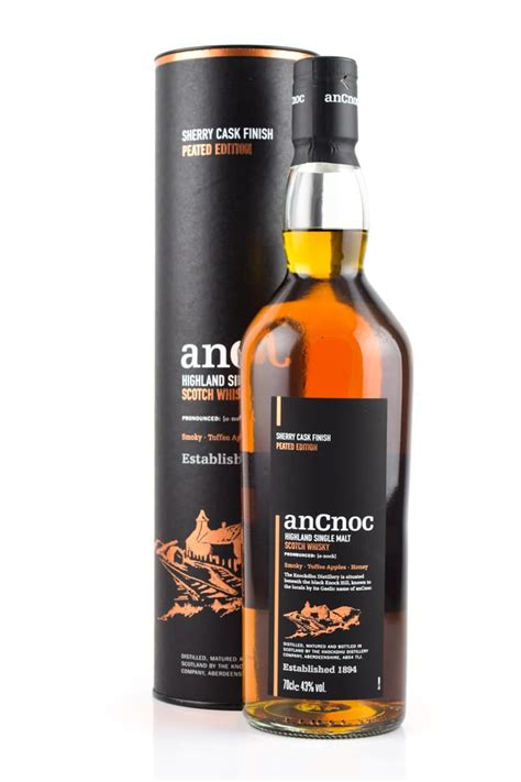 AnCnoc Sherry Cask Finish Peated Edition Bei Home Of Malts Jetzt