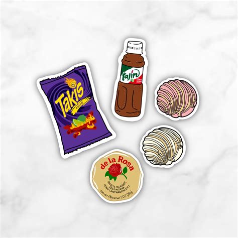 Mexican Candy Matte Waterproof Sticker Pack Takis Sticker Etsy