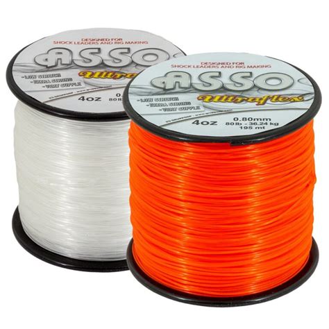 Asso Ultra Flex Leader 4oz Bulk Spool Veals Mail Order