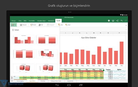 Microsoft Excel Ndir Android I In Excel Uygulamas Mobil Tamindir