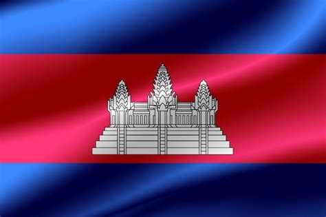 Bandera De Camboya Como Fondo Foto Premium