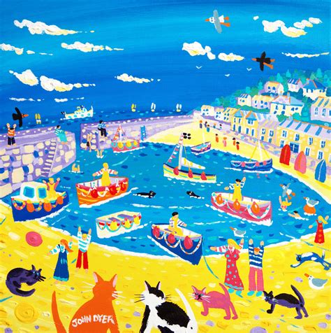 John Dyer Painting Mousehole Cats John Dyer Gallery