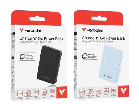 Verbatim Charge N Go Power Bank Magnetic Wireless Mah Basic