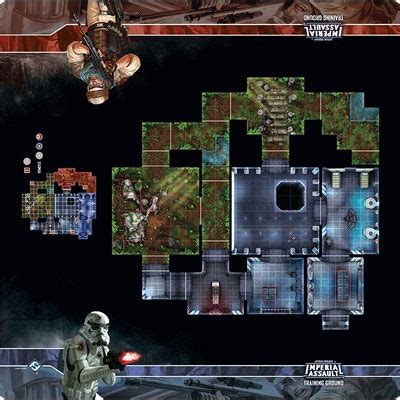 Star Wars Imperial Assault Board Game Skirmish Map Training Ground