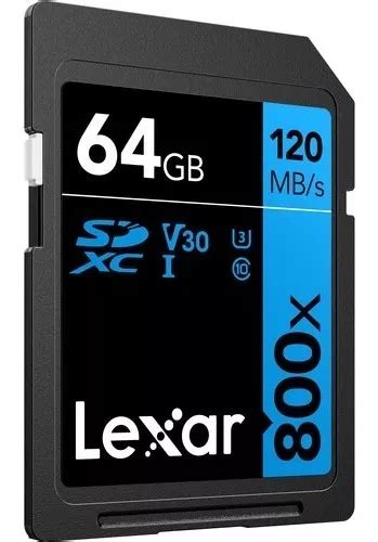 Tarjeta De Memoria Lexar 64gb High Performance 800xuhs Isdxc MercadoLibre