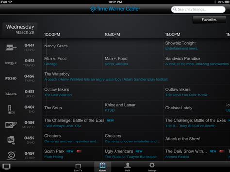 Time Warner Cable TV iPad App Review