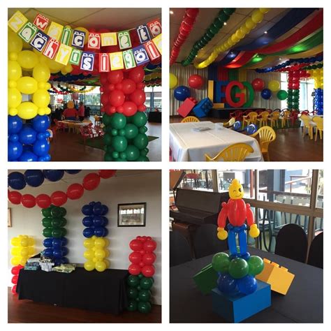 Balloon Lego Theme Call It S Party Time At If You Like This Idea And Let Us Help