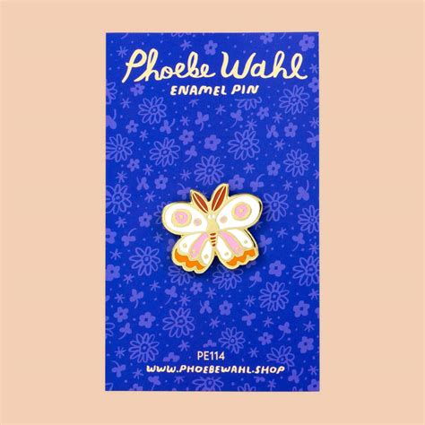 Phoebe Wahl Moth Enamel Pin At Buyolympia