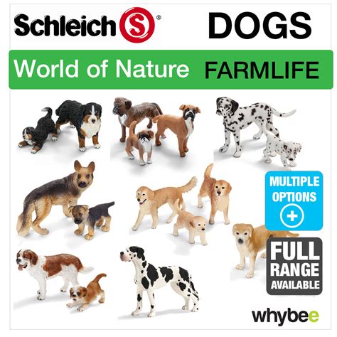 Schleich World Of Nature Farm Life Dogs Figures Animal Toys And Dogs