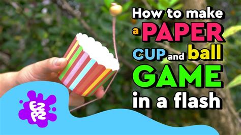 How To Make A Paper Cup And Ball Game In A Flash Ezpz Ideas Youtube