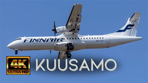 Finnair Atr Landing And Takeoff From Kuusamo Airport Youtube