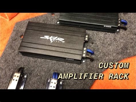 Custom Car Audio Amp Racks