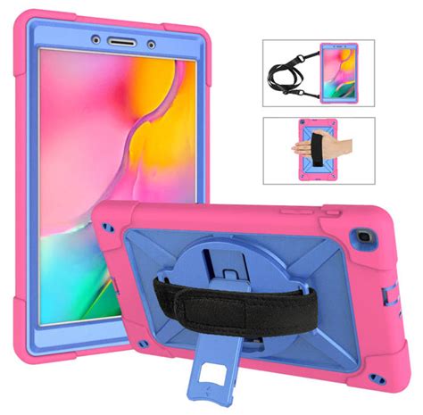 Samsung Galaxy Tab A Sm T290sm T295 80 Inch 2019 Tablet Shockproof Hybrid Hard Cover Rose Blue