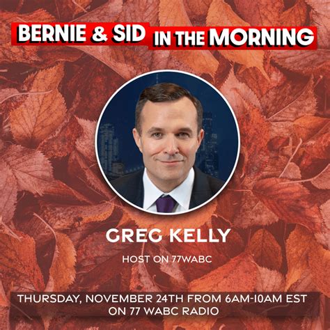 Wabc Host Greg Kelly 11 24 2022 Red Apple Podcast Network