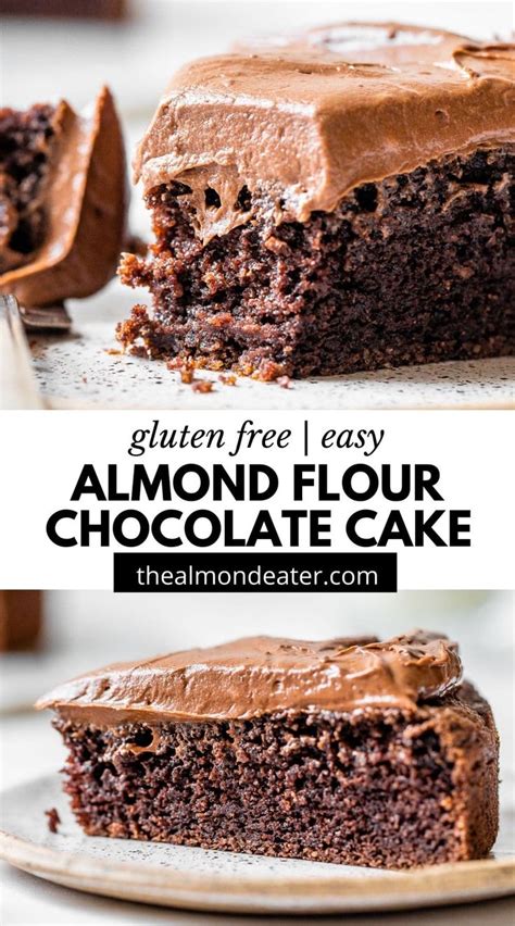 Easy Almond Flour Chocolate Cake Recipe That S Incredibly Moist And Topped With The Most Delici