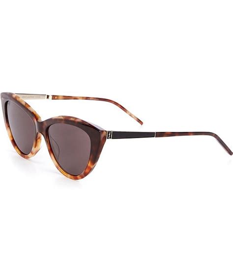 Saint Laurent Womens Cat Eye 55mm Sunglasses Dillards